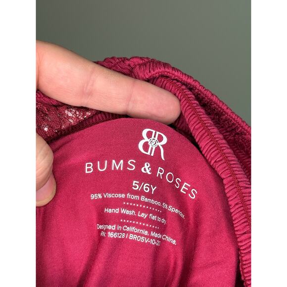 Bums and Roses Red Heart Tulle Valentine's Tutu Girls 5-6 NWOT - Picture 2 of 5